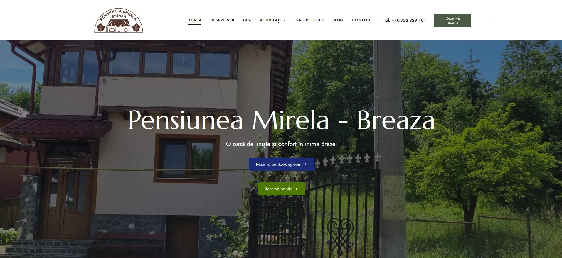 pensiunea mirela breaza